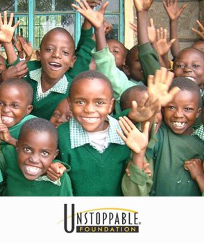 Unstoppable Foundation: Group of children is Africa